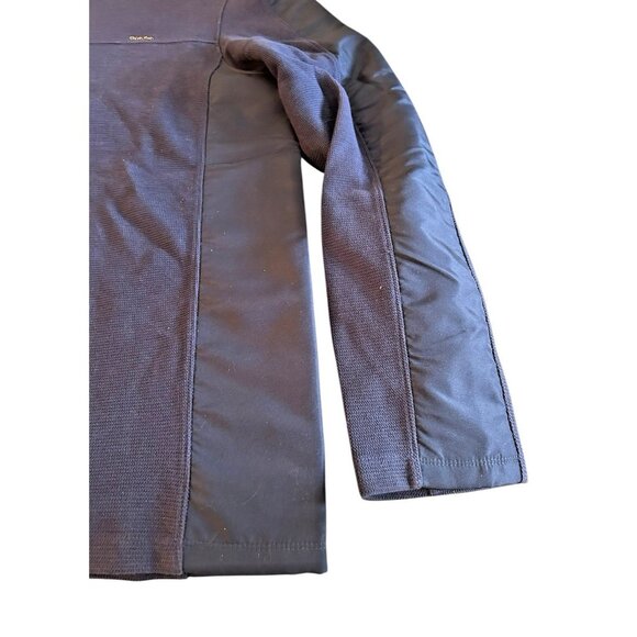 Calvin Klein Mens 1/4 zip Cotton Knit Athletic Wear Performance Pullover XL Navy - Picture 3 of 10